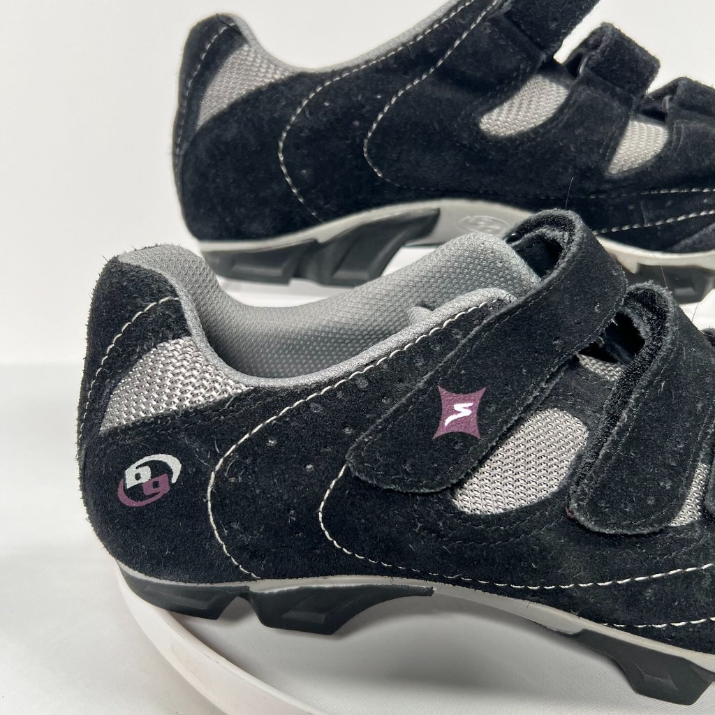 Specialized Riata Mountain Bike Cycling Spin Shoes Womens 7.5 / 38 Black Suede — image 8 of 8